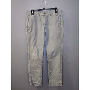 Bonobos Chino Pants Men's 31x30 Green Slim Tailored Flat Cotton Preppy‎ 15059